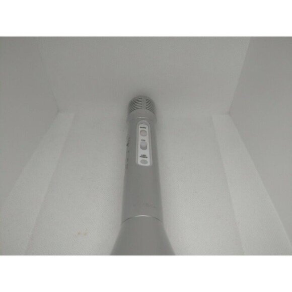 Bytech Portable Wireless Bluetooth Karaoke Microphone Silver Holiday Gift Kids - Picture 2 of 3